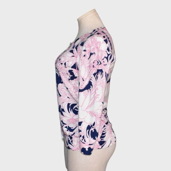 Talbots Beaded Floral Cardigan - Picture 4 of 6